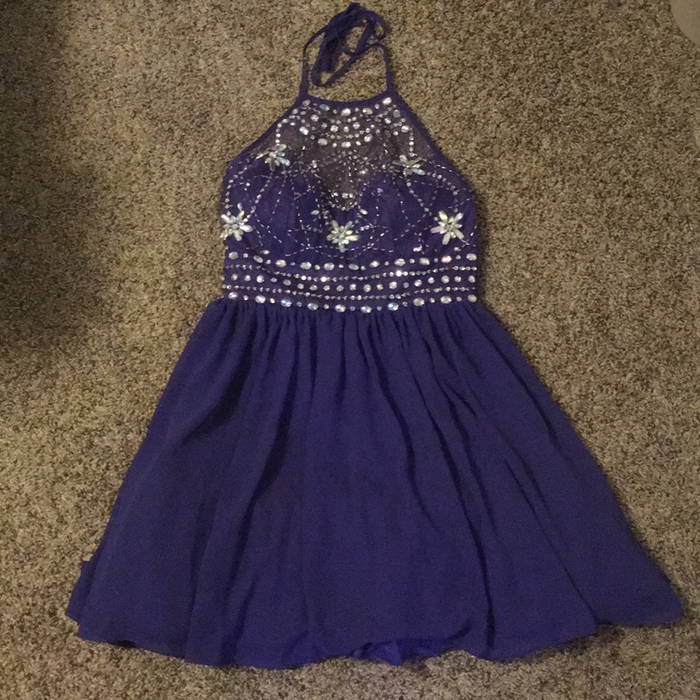 B. Purple Sequin Dress